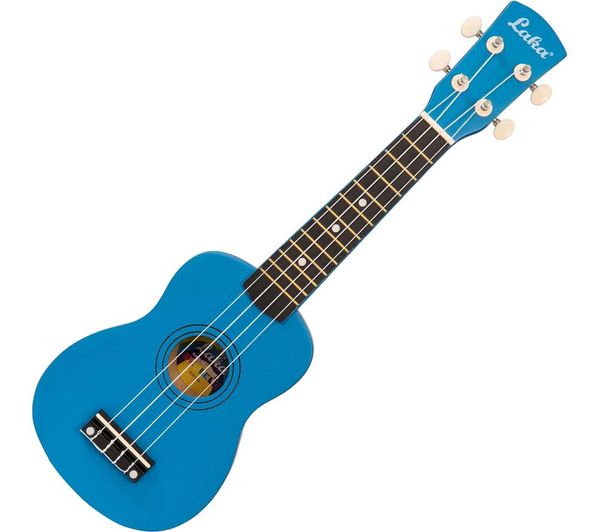 Laka Rainbow Series Soprano Ukulele Blue