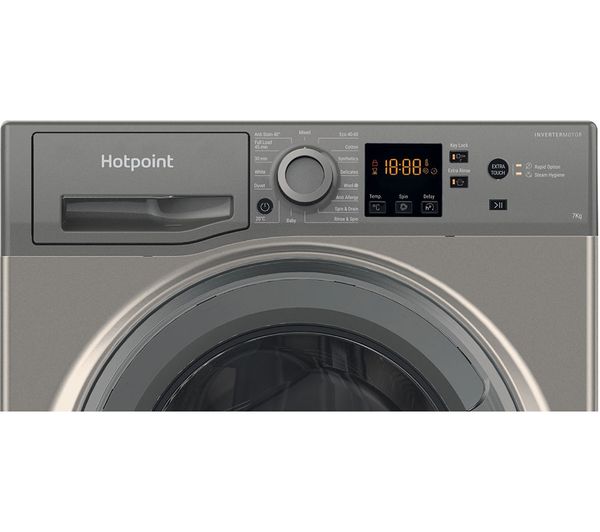 Hotpoint Anti Stain Nswr 7469 Gk Uk 7 Kg 1400 Spin Washing Machine Graphite 869991678700 4244