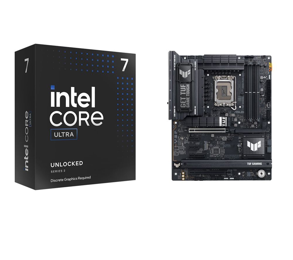 Core™ Ultra 7 265KF Unlocked Processor & TUF Gaming Z890-PLUS WIFI LGA1851 Motherboard Bundle