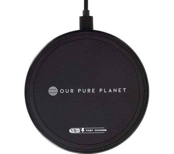 OUR PURE PLANET OPP130 Qi Wireless Charging Pad - Black