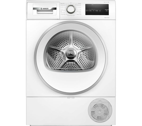 Bosch Series 4 Wth85224gb 8 Kg Heat Pump Tumble Dryer White