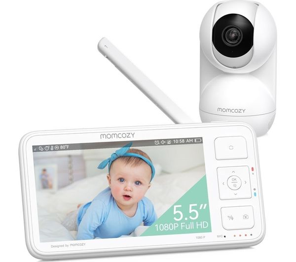 Momcozy Bm03 55 Lcd Screen Video Baby Monitor White