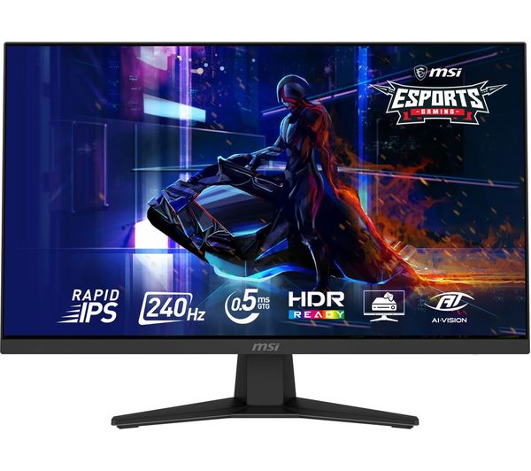 An image of MSI MAG 274QF X24 Quad HD 27" IPS LCD Refurbished Gaming Monitor - Black (Excellent Condition)