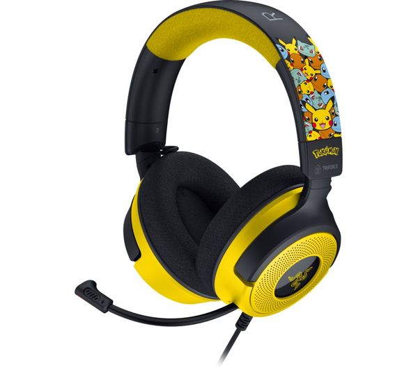 An image of RAZER Kraken V4 X 7.1 Gaming Headset - Pokemon Kanto Starters Edition
