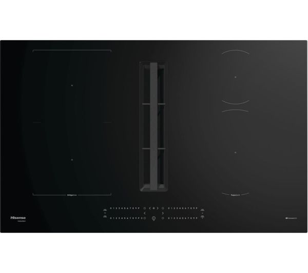 HISENSE Hi6 HEH8432BSCWF 83 cm Vented Induction Hob with Bridge Zone - Black