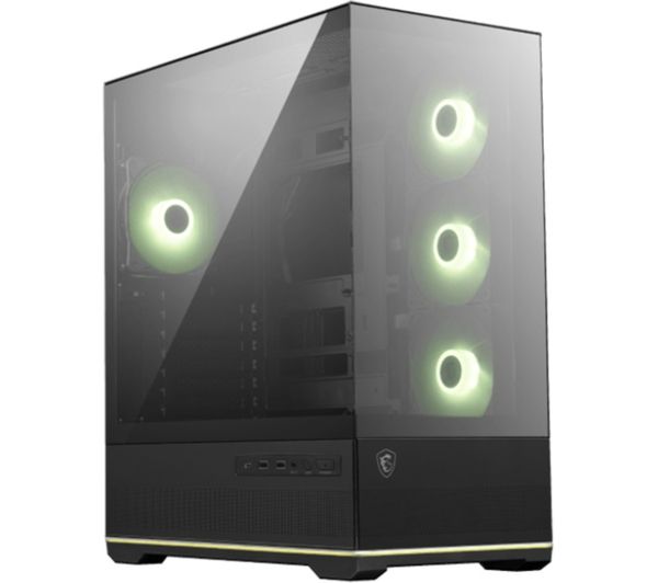 An image of MSI MAG PANO 110R PZ ATX Mid-Tower PC Case - Black
