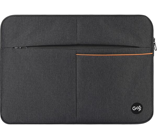 An image of GOJI G15PSLGY26R 15.6" Laptop Sleeve - Grey
