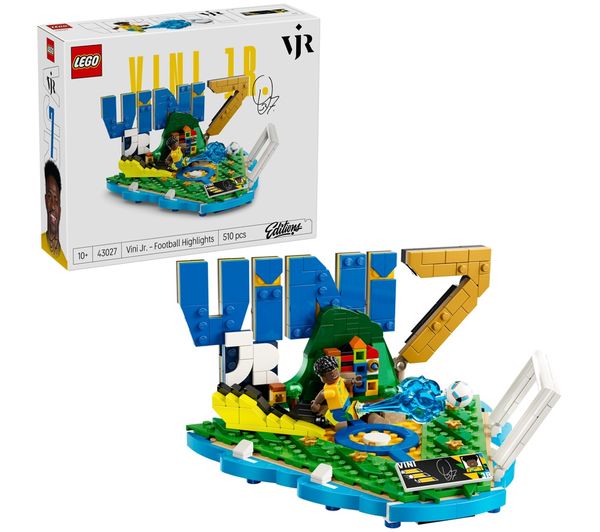 An image of LEGO Editions 43027 Vini Jr.: Football Highlights Set