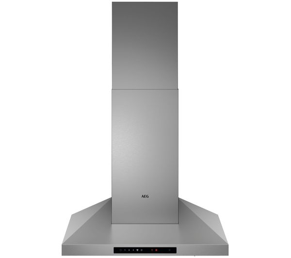An image of AEG DKB6671HM 60 cm Chimney Cooker Hood - Stainless Steel