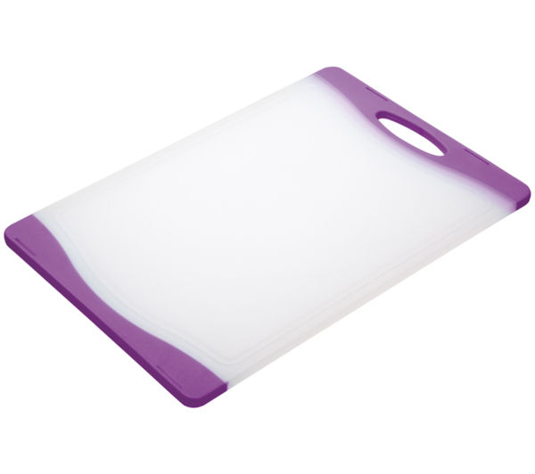 COLOURWORKS 35 cm x 24 cm Cutting Board - Purple, Purple