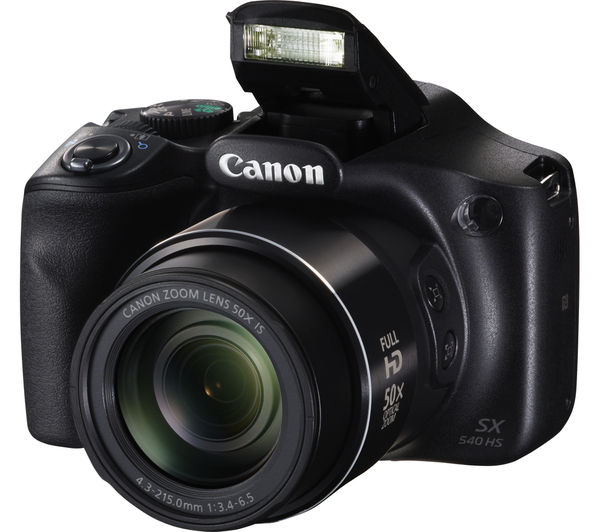 Buy CANON PowerShot SX540 HS Bridge Camera - Black | Free