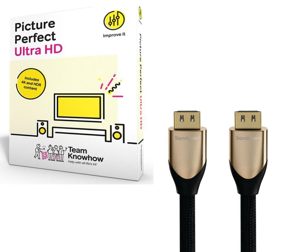 Knowhow Picture Perfect Plus & 1 m HDMI Cable with Ethernet Bundle