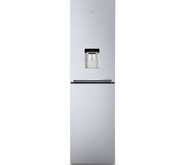 beko crfg1582ds fridge freezer in silver