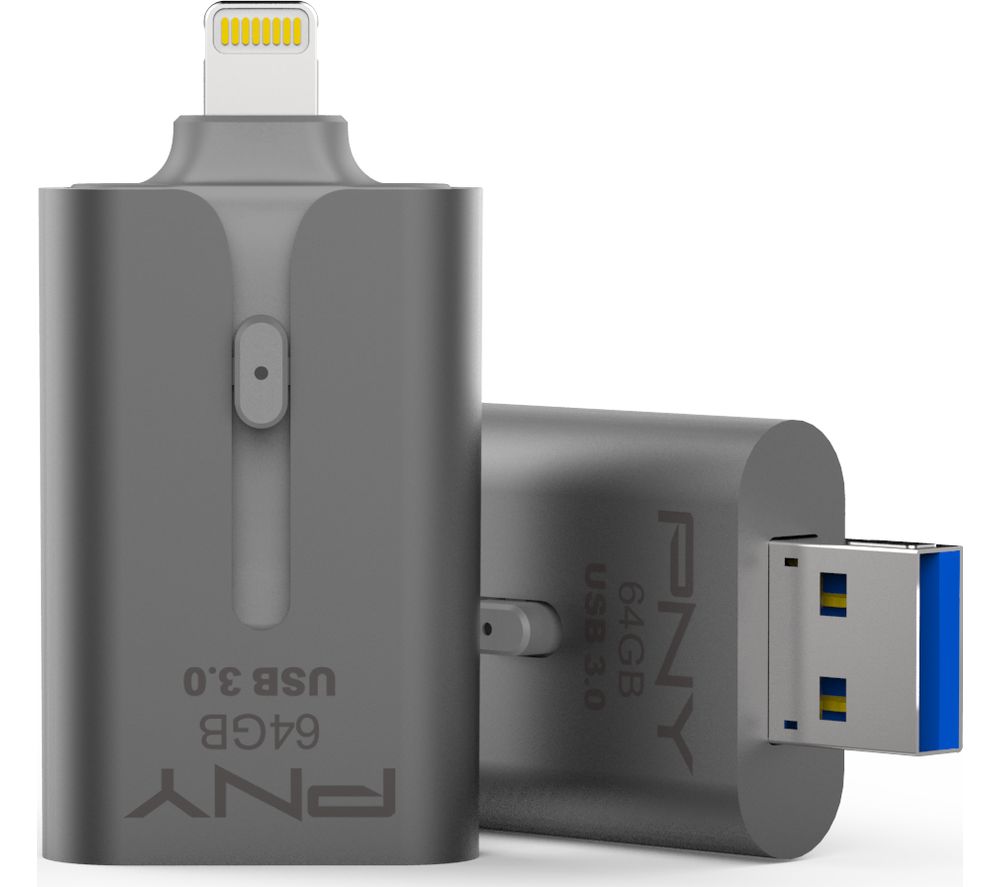 PNY DUO-LINK USB 3.0 & Lightning Dual Memory Stick