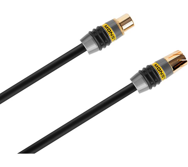 MONSTER M2VA Coaxial Cable - 3 m, Gold