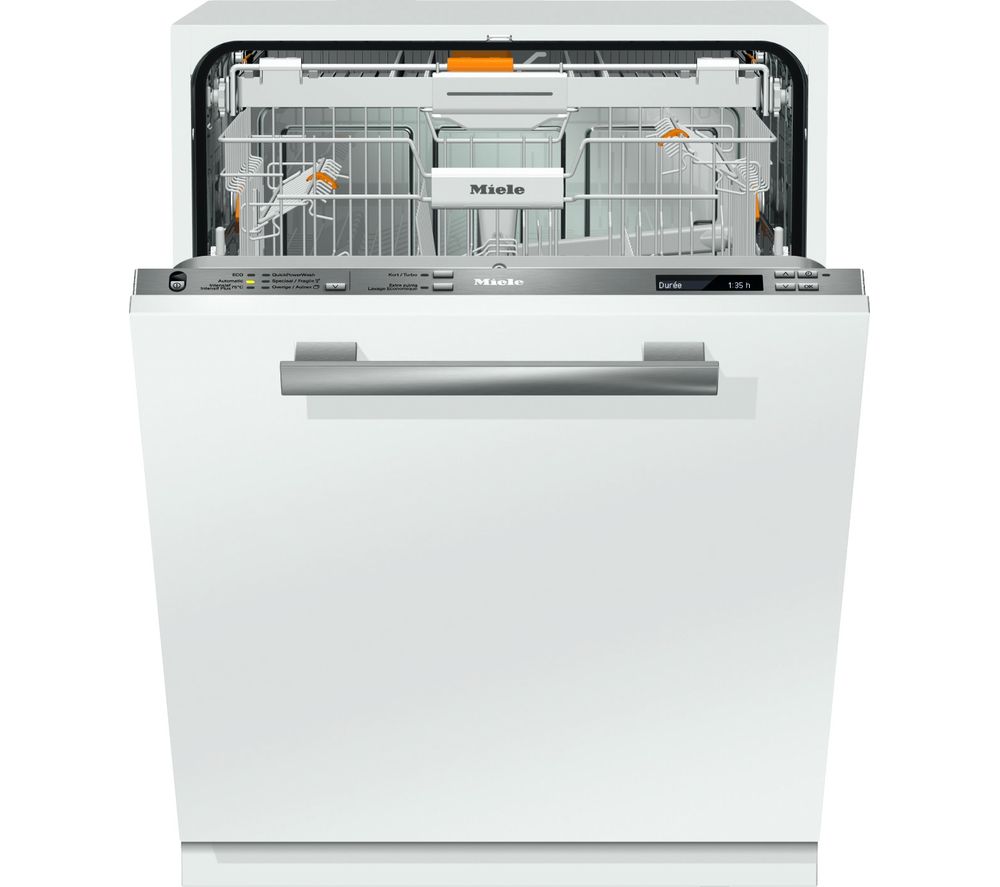 MIELE G6775SCVi XXL Full-size Fully Integrated Dishwasher – Stainless Steel, Stainless Steel
