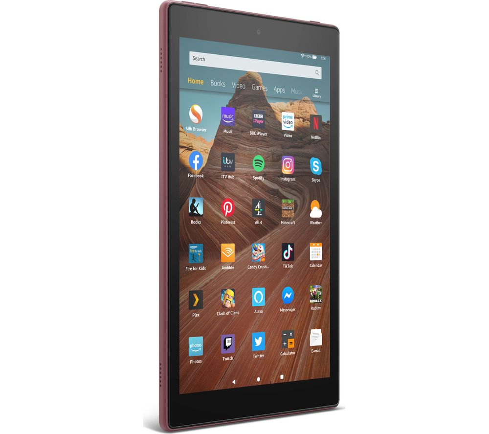 Buy AMAZON Fire HD 10 Tablet (2019) - 32 GB, Plum | Free Delivery | Currys