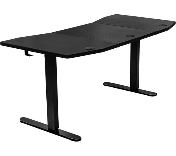 Buy Nitro Concepts D16m Carbon Gaming Desk Black Red Free Delivery Currys