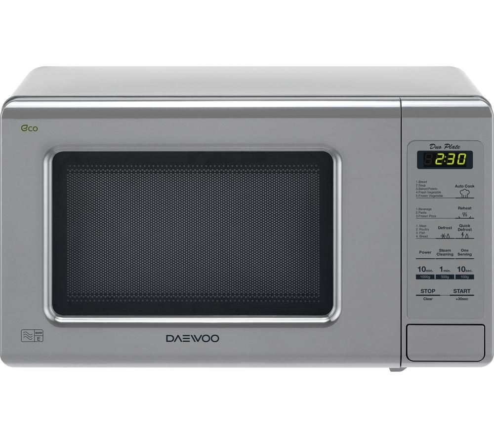 DAEWOO KOR6M1RDSL Solo Microwave - Silver, Silver