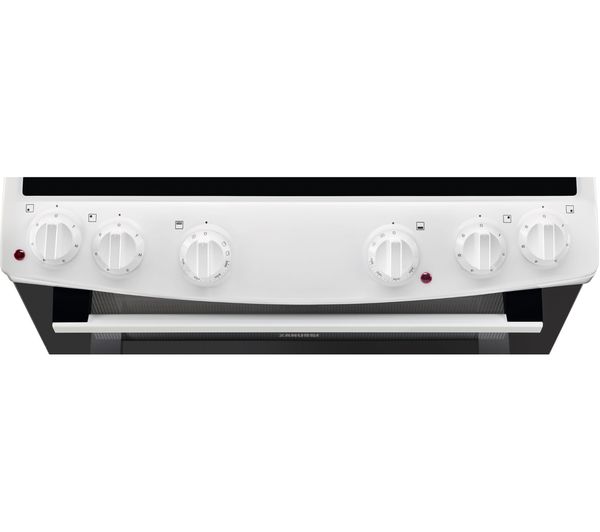 Buy ZANUSSI ZCV66050WA 60 cm Electric Ceramic Cooker White Free