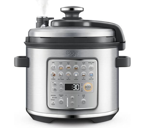 Image of SAGE Fast Slow GO SPR680BSS Multicooker - Brushed Stainless Steel