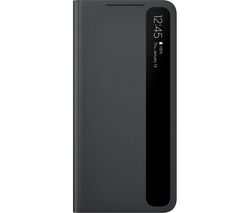 Galaxy S21 Clear View Cover - Black