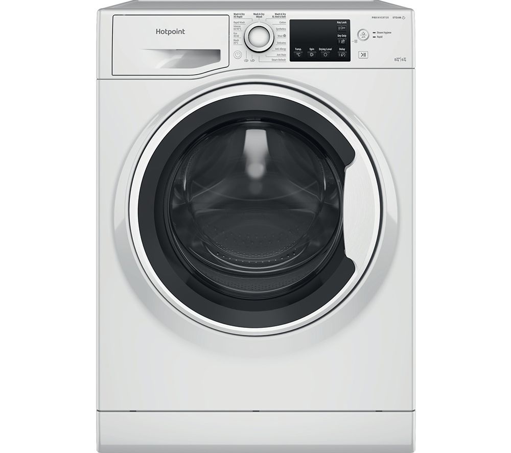 HOTPOINT NDB 8635 W UK 8 kg Washer Dryer White Fast Delivery Currysie