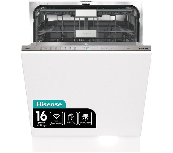 Image of HISENSE HV673C61UK Full-size Fully Integrated Smart Dishwasher