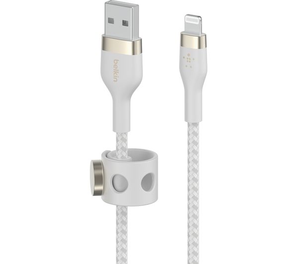 Belkin Braided Lightning To Usb A Cable 1 M White