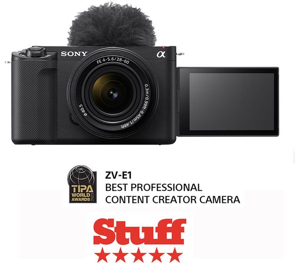 SONY ZV-E1 Mirrorless Vlogging Camera with FE 28-60 mm f/4-5.6