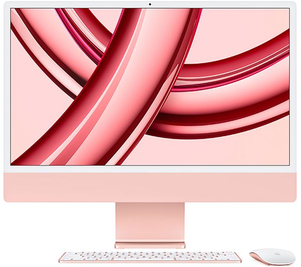 Image of APPLE iMac 4.5K 24" (2023) - M3, 256 GB SSD, Pink