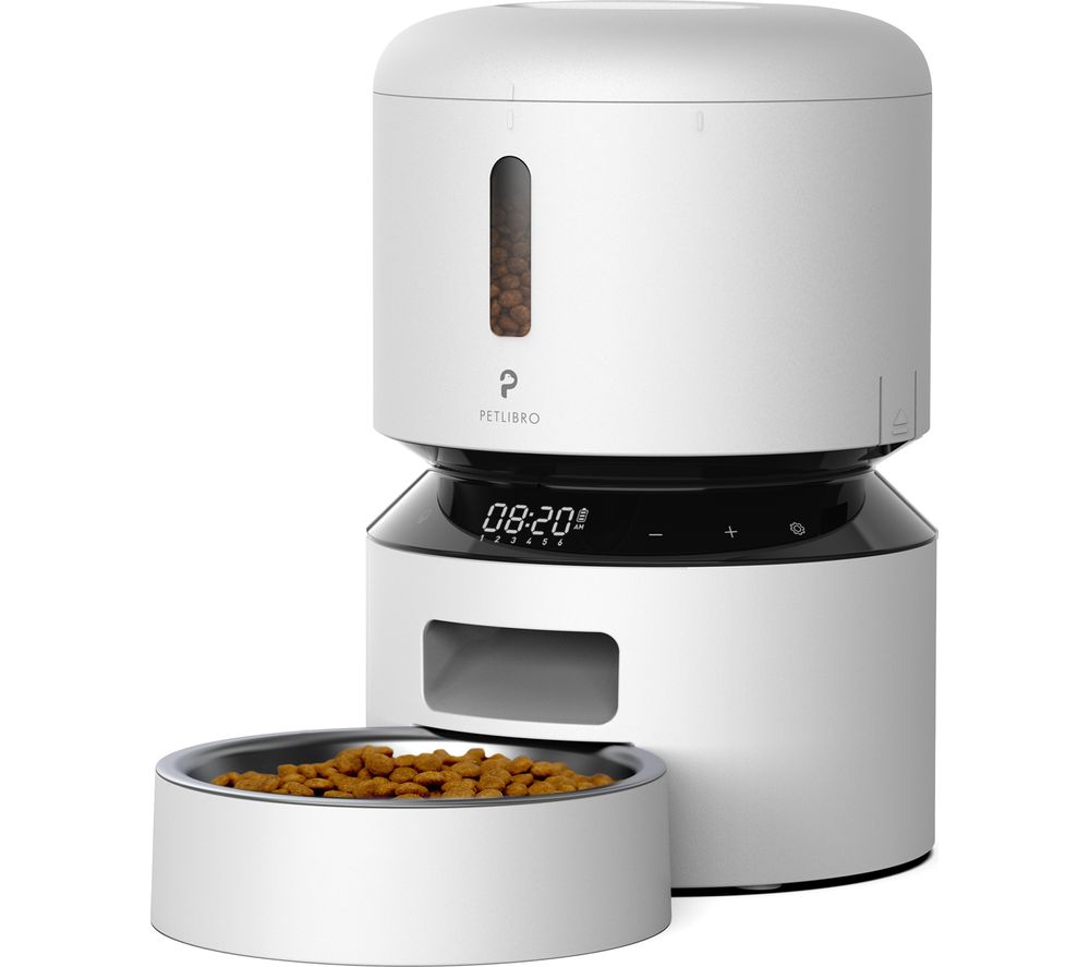 Granary Automatic Pet Food Feeder - 3 Litre, White