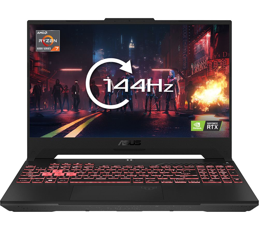 TUF Gaming A15 15.6" Gaming Laptop - AMD Ryzen 7, RTX 3060, 512 GB SSD