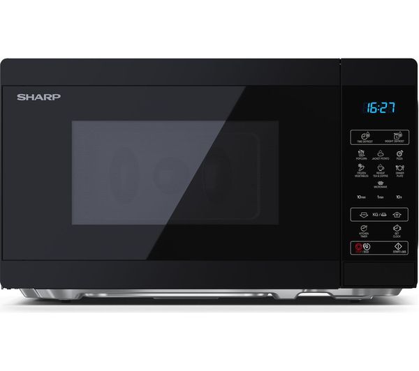 Sharp Yc Ms02u B Compact Solo Microwave Black