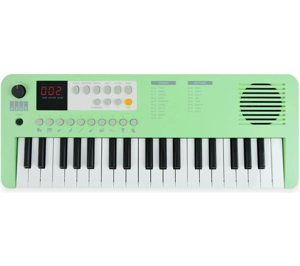 Axus Axmk37gr Electronic Keyboard Green