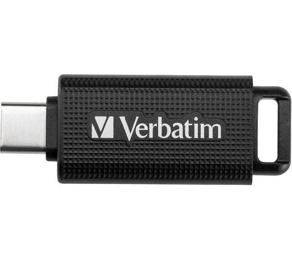 Image of VERBATIM Store 'n' Go USB Type-C Memory Stick - 128 GB, Black