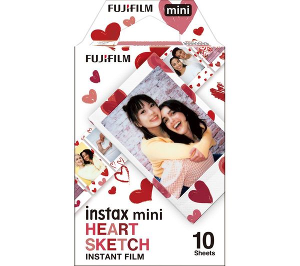 Instax Mini Hearts Film 10 Shot Pack