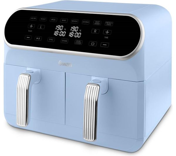 Swan Retro Sd10519blu Air Fryer Blue