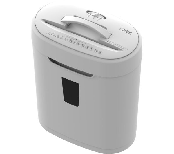 Logik Lmnct26 Cross Cut Paper Shredder White