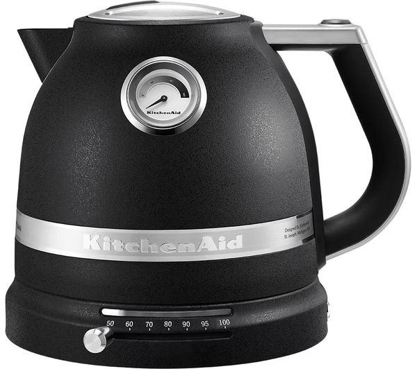 KITCHENAID Artisan Variable Temperature 5KEK1522BBK Jug Kettle - Cast Iron Black