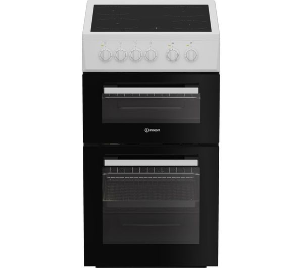 Indesit Ite5vmw 50 Cm Electric Ceramic Cooker White