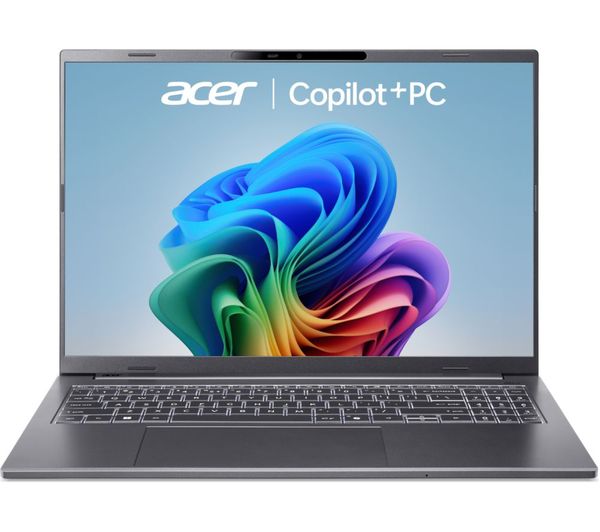 Acer Aspire 16 Ai 16 Laptop Copilot Pc Snapdragon X 1 Tb Ssd Grey