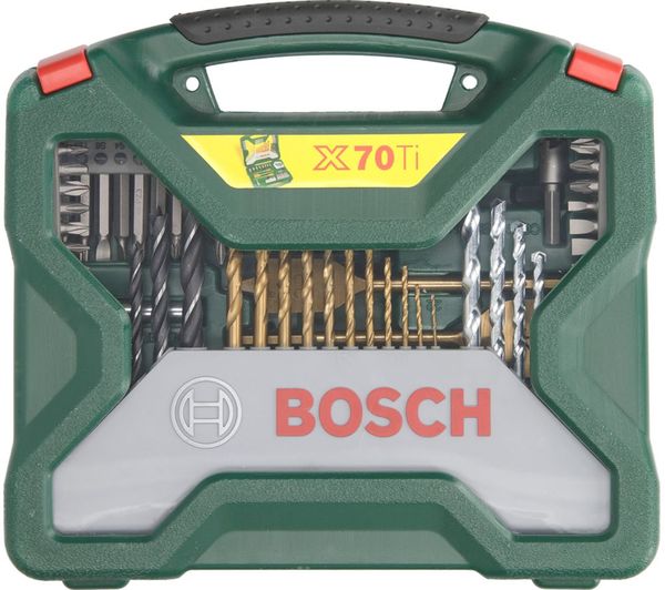 Bosch Titanium X Line Drill Driving Set 70 Piece Set Bosch Titanium X Line Drill Driving Set 70 Piece Set