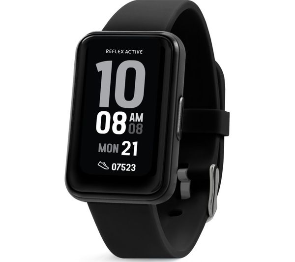 Reflex Active Series 49 Smart Watch Black Silicone Strap