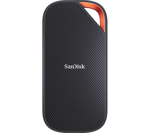 An image of SANDISK Extreme PRO Portable External SSD with USB4 - 4 TB, Black