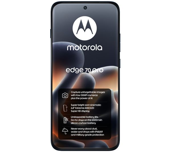 MOTOROLA Edge 70 Pro - 512 GB, Titan