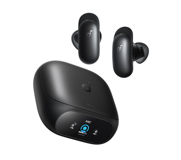 An image of SOUNDCORE Liberty 5 Pro Wireless Bluetooth Noise-Cancelling Earbuds - Black