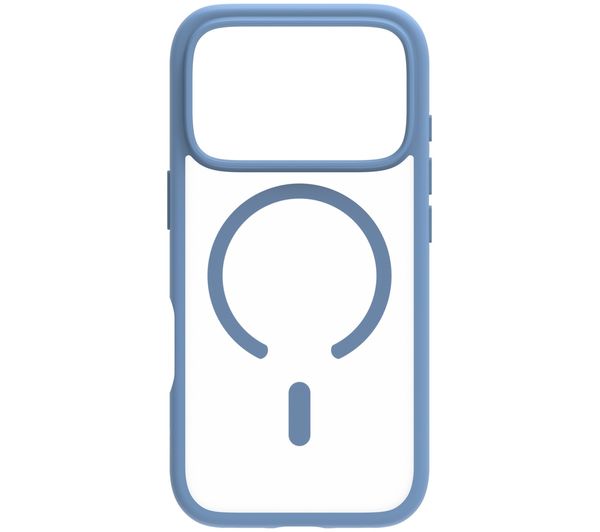 An image of D BRAMANTE Grenen Ultra D3O MS iPhone 18 Pro/17 Pro Case - Clear & Blue