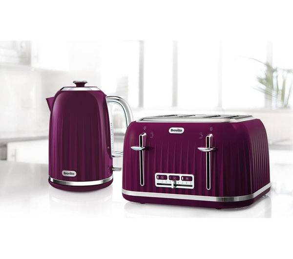 Purple 4-Slice Toaster