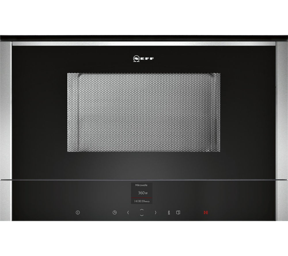 NEFF C17WR00N0B Built-In Solo Microwave – Stainless Steel, Stainless Steel